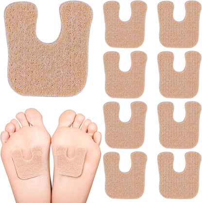 Suptizizkz 36 Pieces U Shaped Felt Pads front view showing beige horseshoe design.
