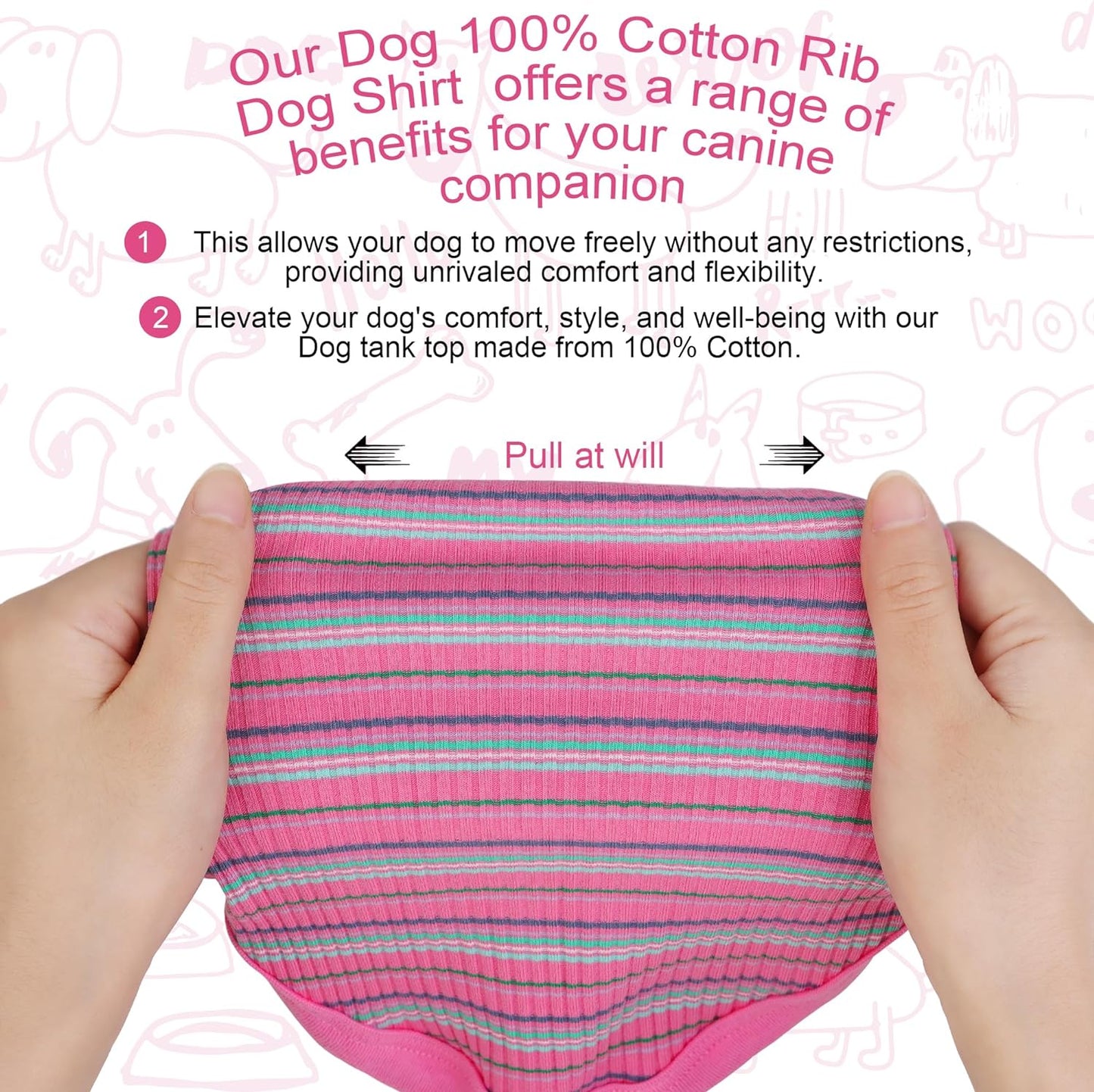 Paiaite pet apparel sleeveless dog vest detail