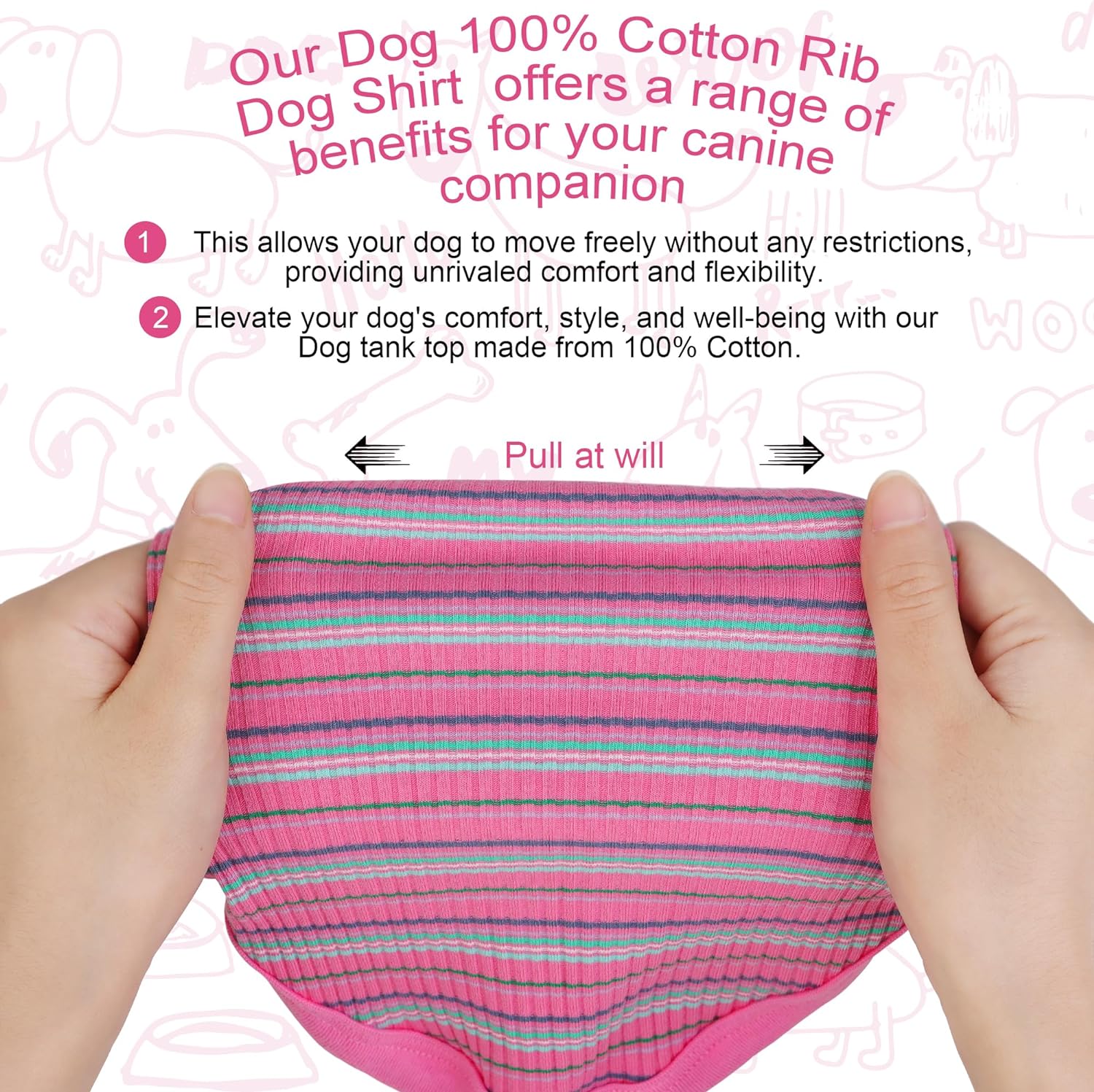 Paiaite pet apparel sleeveless dog vest detail