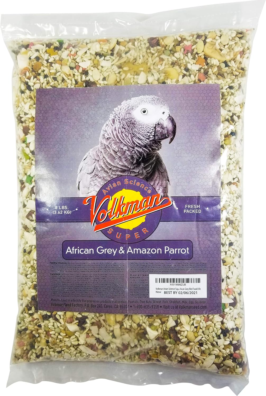 Volkman Avian Science African Grey Bird Food 4lb - Image 10