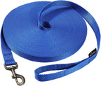 Hi Kiss Dog/Puppy Obedience Recall Training Agility Lead - 15ft 20ft 30ft 50ft 100ft Training Leash - Great for Play, Camping, or Backyard - Black 30ft - Image 13