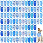 Abbylike 100 Pcs Paw Print Dog Bandanas Bulk Cute Footprint Bandanas for Dogs Triangle Kerchief Bib Scarf for Pets National Dog Day Party Costume Photo Props Accessories Pet Shops (25.6 x 17.7 x 17.7) - Image 15