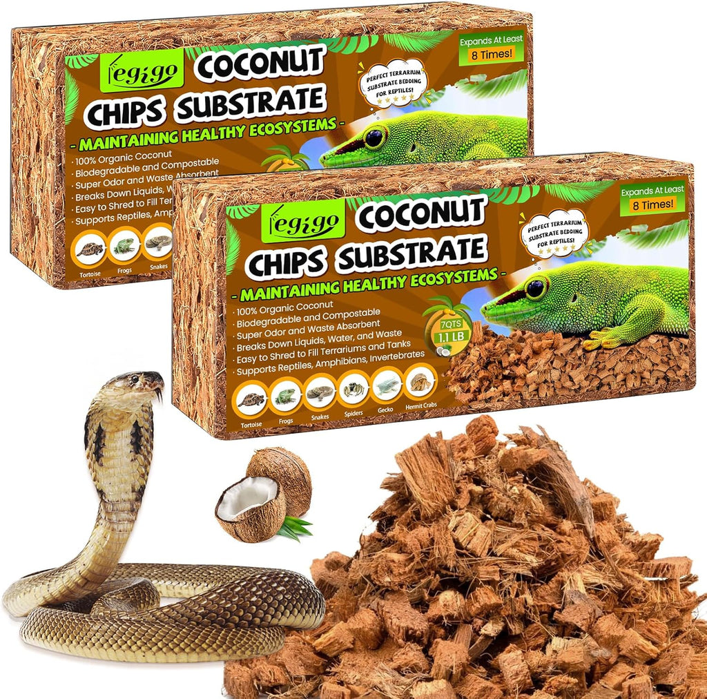 Legigo natural coconut chip substrate packaging side view with brand logo