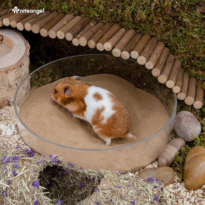 Side profile of Niteangel desert sand bag for small pets