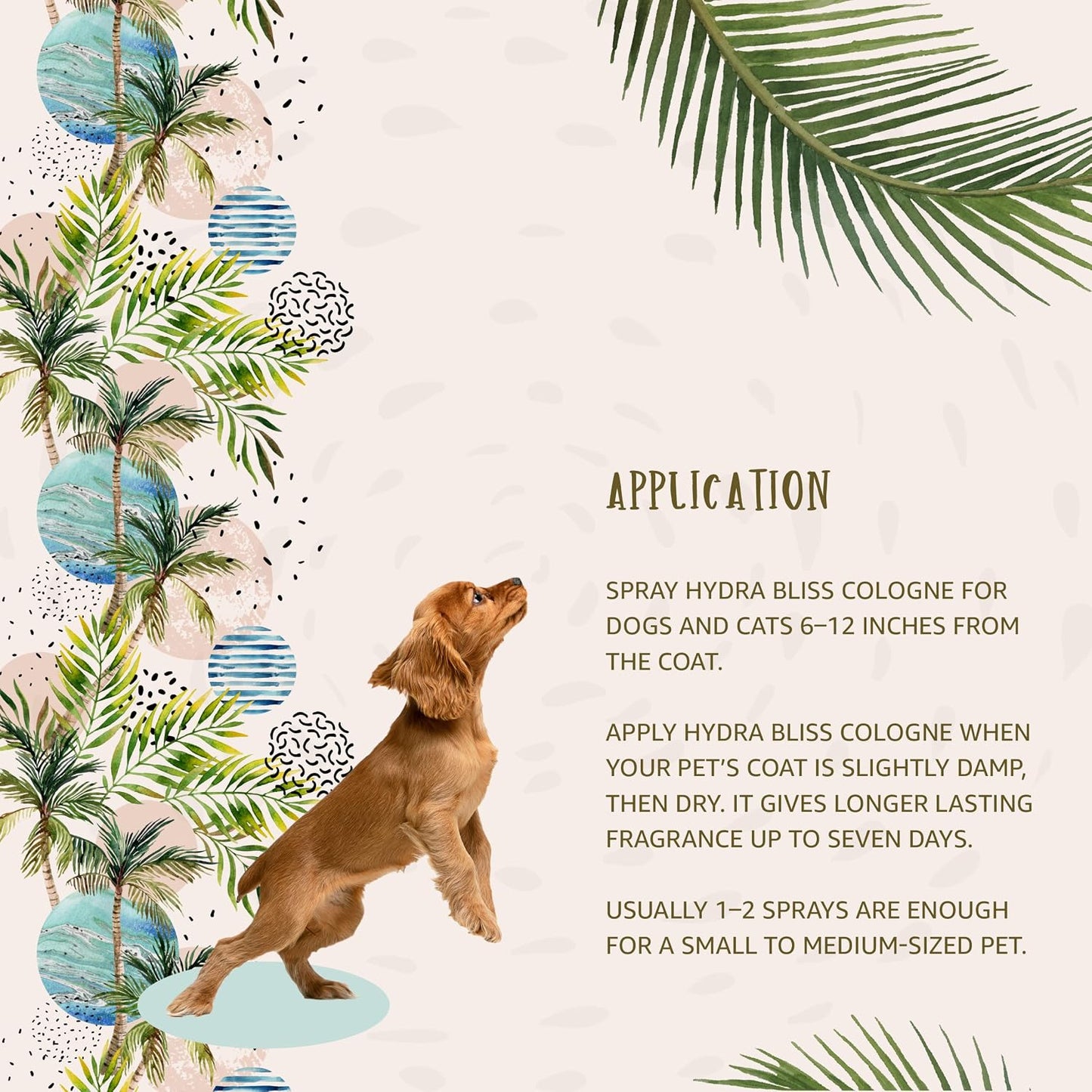 Hydra Forever Bliss Cologne long lasting summer fragrance for domestic pets