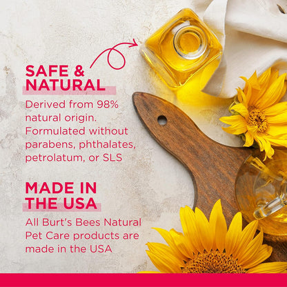 Natural origin anti-hairball wipes for long-haired cats and kittens