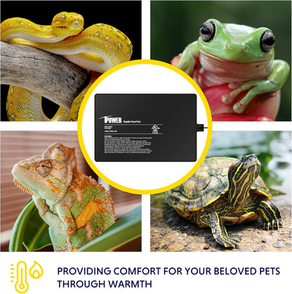 Waterproof design of iPower under tank reptile heater