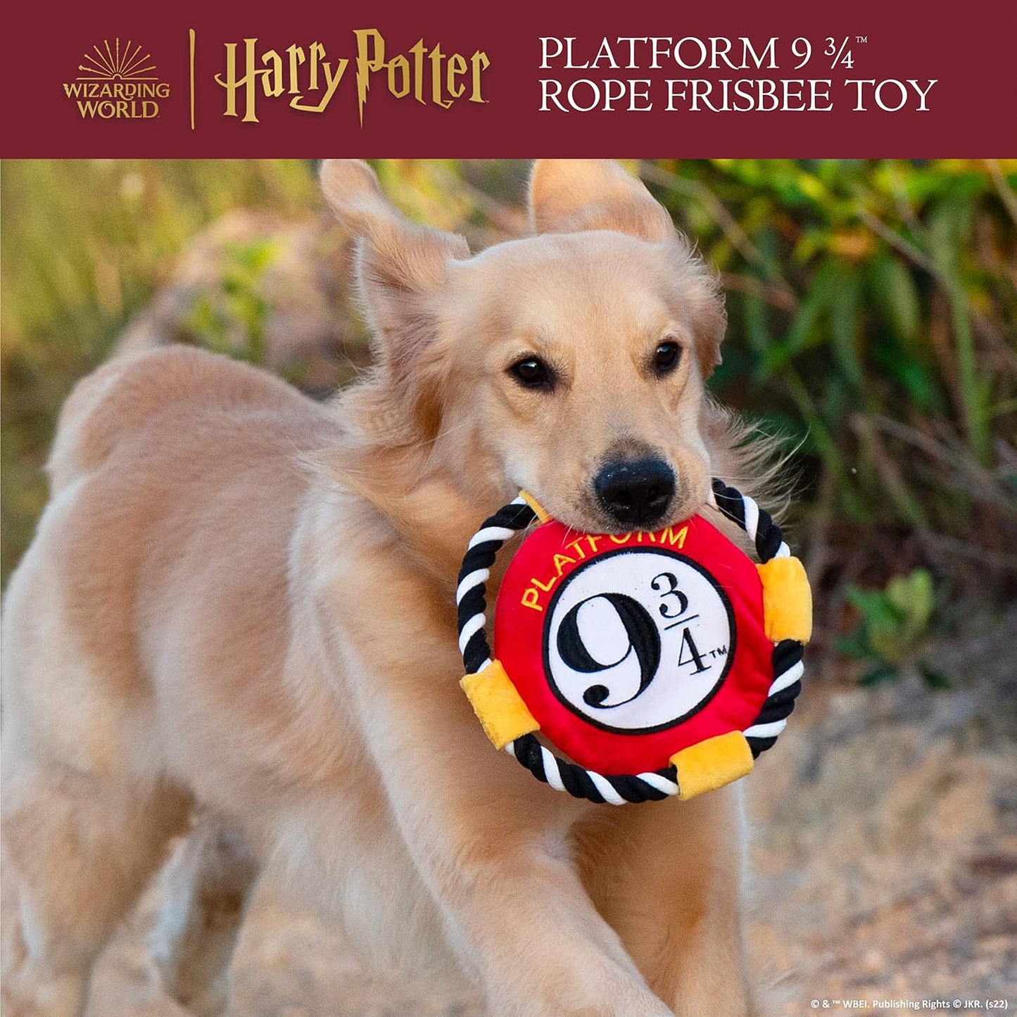 Harry Potter dog toy plush center detail