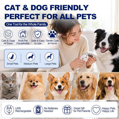 XLMCWT pet nail care tool in white finish