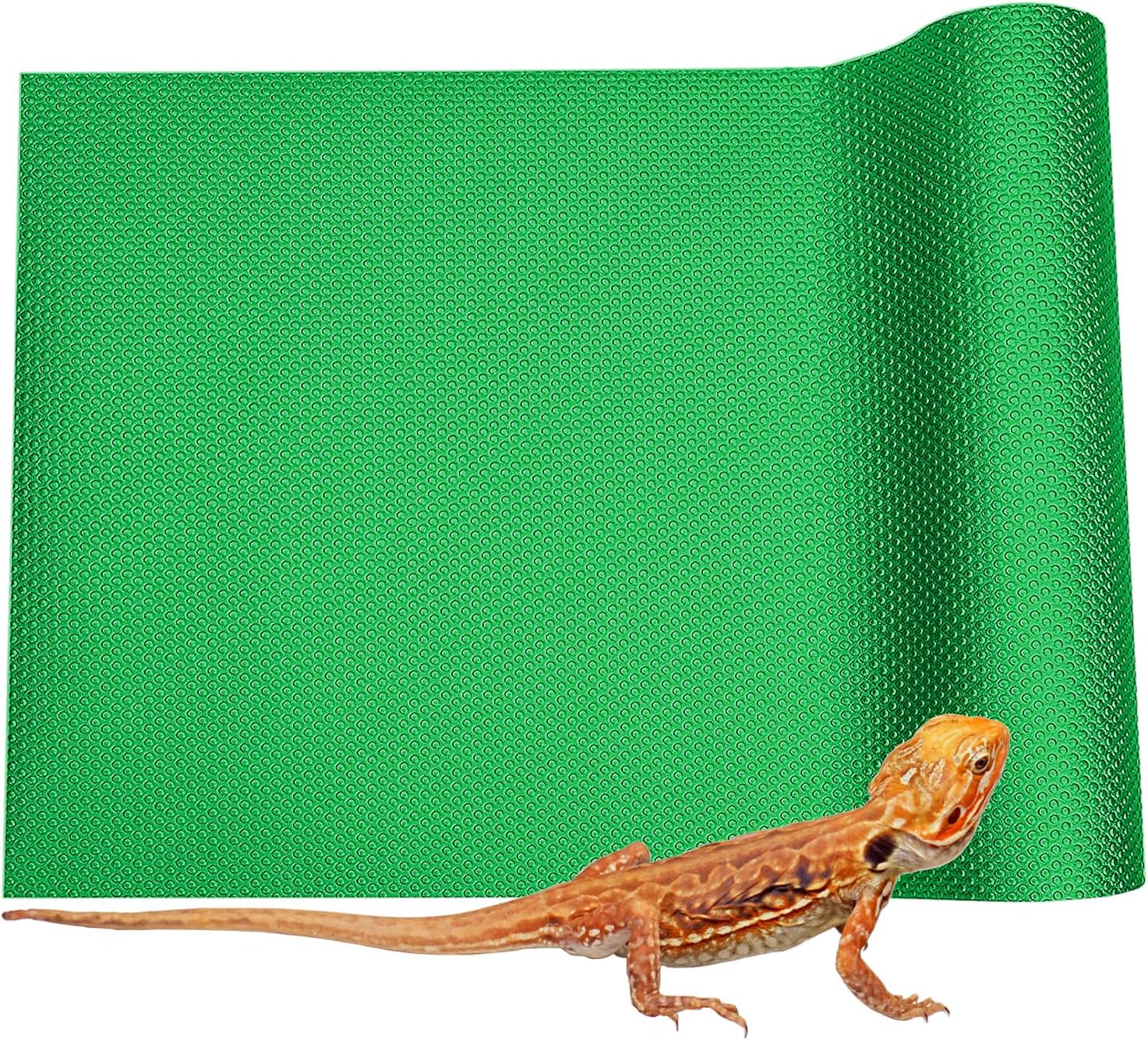Duedusto leopard gecko tank liner mat packed neatly showing authentic imported packaging details