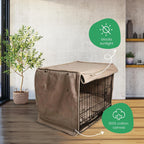 Molly Mutt breathable dog kennel cover for anxiety reduction