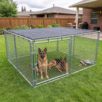 Close up look at the upgraded metal grommets and included zip ties on ShadeMart pet cover