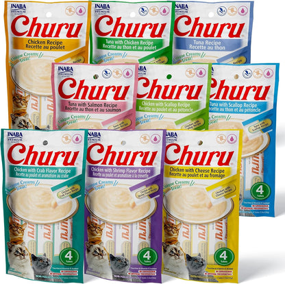 Inaba Churu cat treats variety pack front view