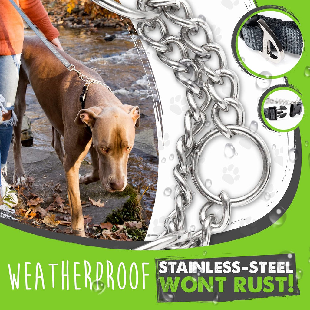 Grey medium size training collar designed for gentle pet obedience and walking.