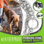Grey medium size training collar designed for gentle pet obedience and walking.
