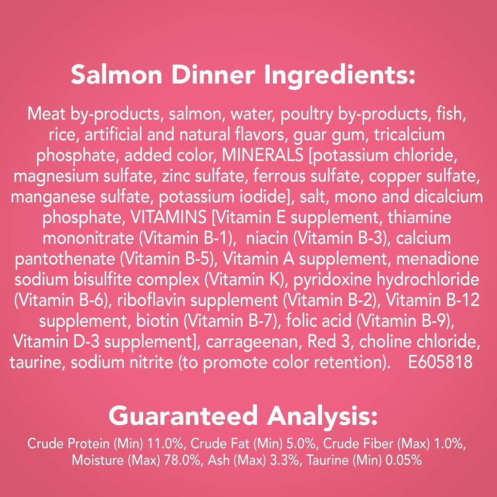 Purina Friskies Wet Cat Food Pate, Pate Salmon Dinner - (Pack of 24) 5.5 oz. Cans - Image 11