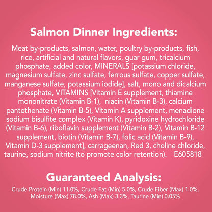 Purina Friskies Wet Cat Food Pate, Pate Salmon Dinner - (Pack of 24) 5.5 oz. Cans - Image 11