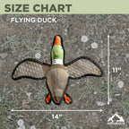 Interactive squeaky flying duck toy for dogs