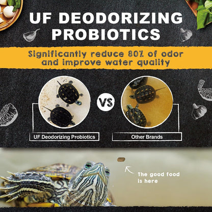 Ultra Fresh 1.6 Ounce turtle diet packaging details and feeding guide
