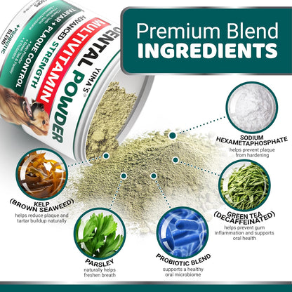 Premium USA imported pet dental supplement for tartar and plaque control