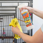 Absolutely Clean Amazing Bird Cage Cleaner and Deodorizer - Just Spray/Wipe - Safely & Easily Removes Bird Messes Quickly and Easily - Made in The US - Fragrance Free (16oz Pack of 1) - Image 4