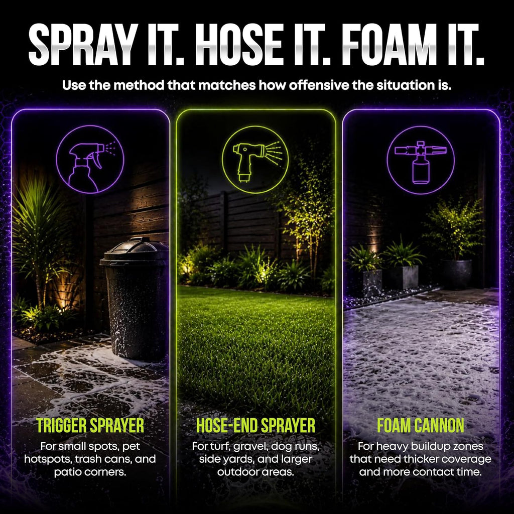 Professional strength turf cleaner by Refresh Labs