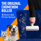 ChomChom Roller original size white lint roller angled view