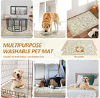 Baodan puppy pad used as a protective crate liner