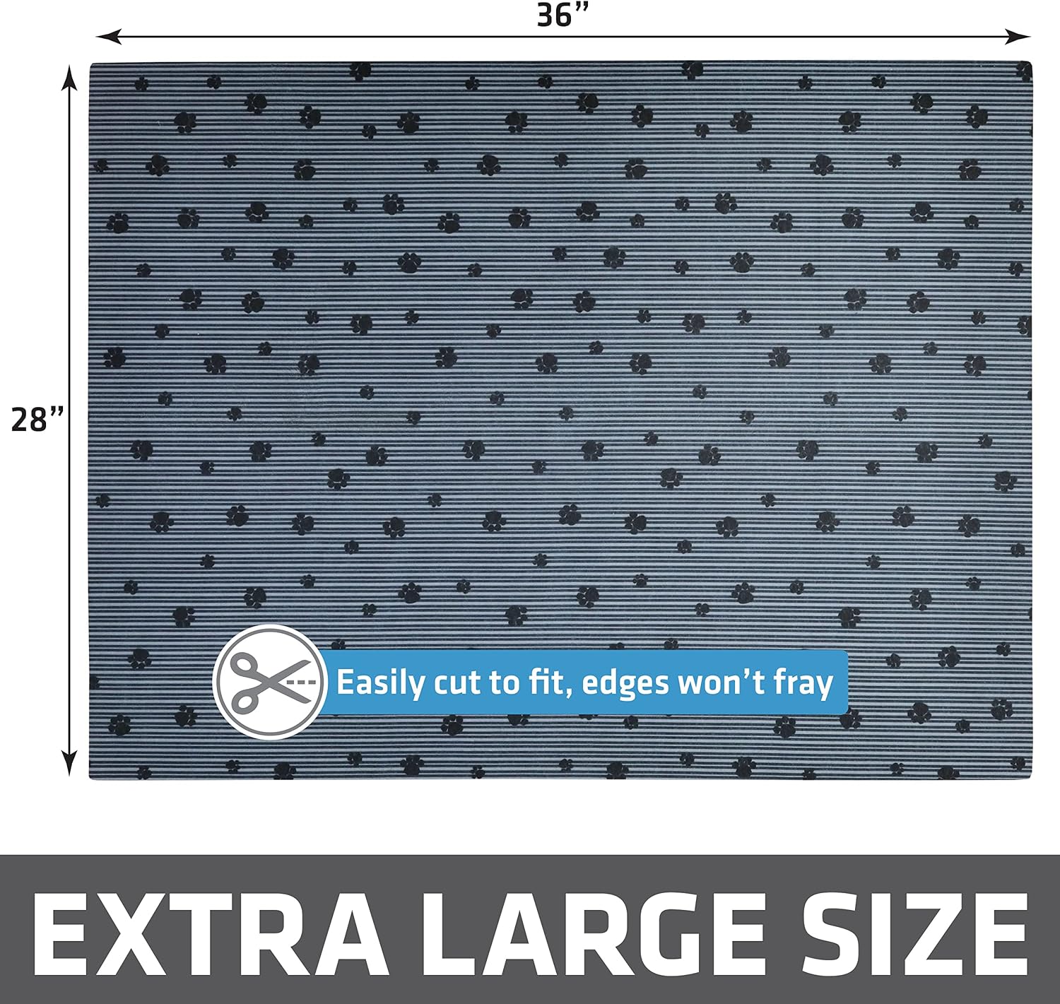 Cat stepping out of a litter tray onto the soft paw friendly Drymate tracking mat.
