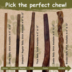 Top Dog Chews all natural dental care high protein beef bully sticks