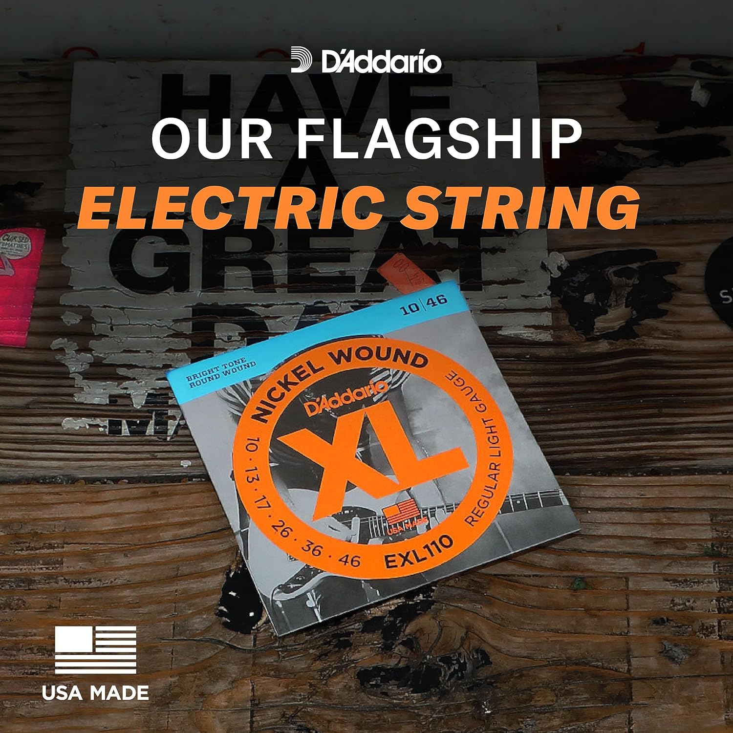 D'Addario Electric Guitar Strings, XL Nickel, EXL115W, Medium Gauge Wound Third 11-49, 6-String Set, Pack of 1 - Image 3