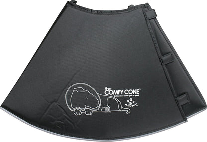 All Four Paws Comfy Cone Pet Cone for Dogs, Cats, Small-Long, Black - Comfortable Soft Dog Cone Collar Alternative for After Surgery, Wound Care, Spay, Neuter - Dog and Cat Recovery Collar - Image 13