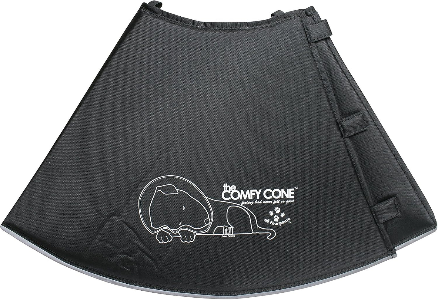 All Four Paws Comfy Cone Pet Cone for Dogs, Cats, Large, Tan - Comfortable Soft Dog Cone Collar Alternative for After Surgery, Wound Care, Spay, Neuter - Dog and Cat Recovery Elizabethan-Collar - Image 15