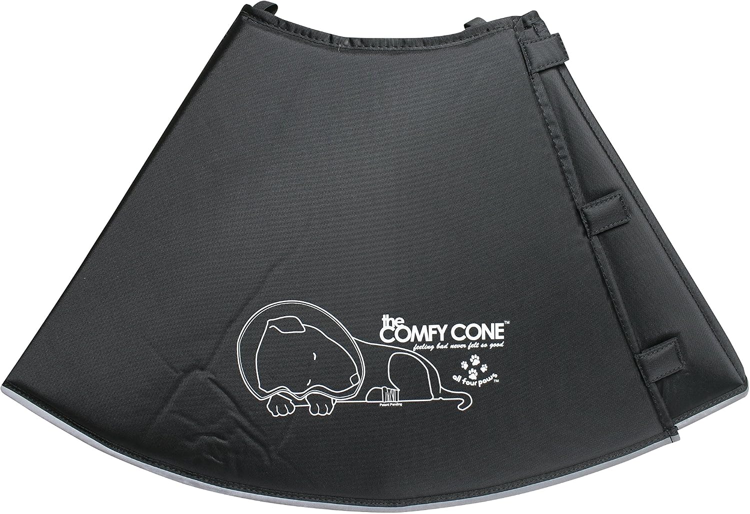 All Four Paws Comfy Cone Pet Cone for Dogs, Cats, Large, Tan - Comfortable Soft Dog Cone Collar Alternative for After Surgery, Wound Care, Spay, Neuter - Dog and Cat Recovery Elizabethan-Collar - Image 15