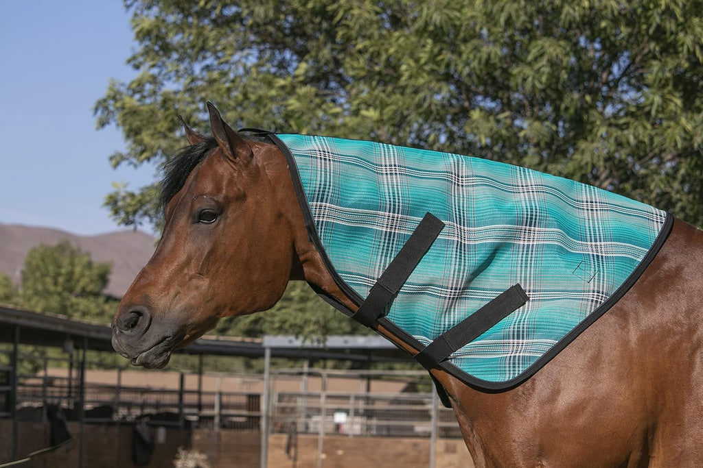 Kensington equestrian fly protection neck cover hook and loop closure