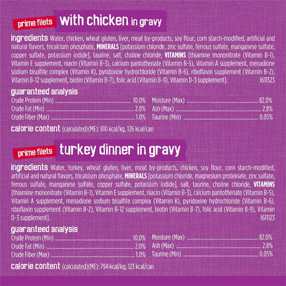 Purina Friskies Wet Cat Food Cans Top Down View