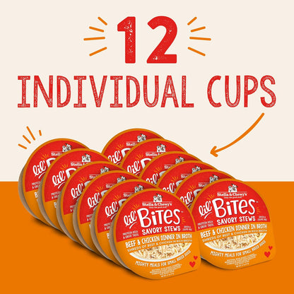 Stella & Chewy's small breed wet dog food case of 12 cups