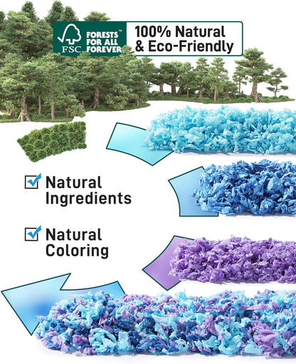 BUCATSTATE Hamster Bedding 70L, Truly 99% Dust-Free Small Animal Paper Bedding Odor Control, Cozy Hamster Litter for Rabbit Rat Syrian Dwarf Hamsters Gerbils (Harvest Sunset) - Image 4