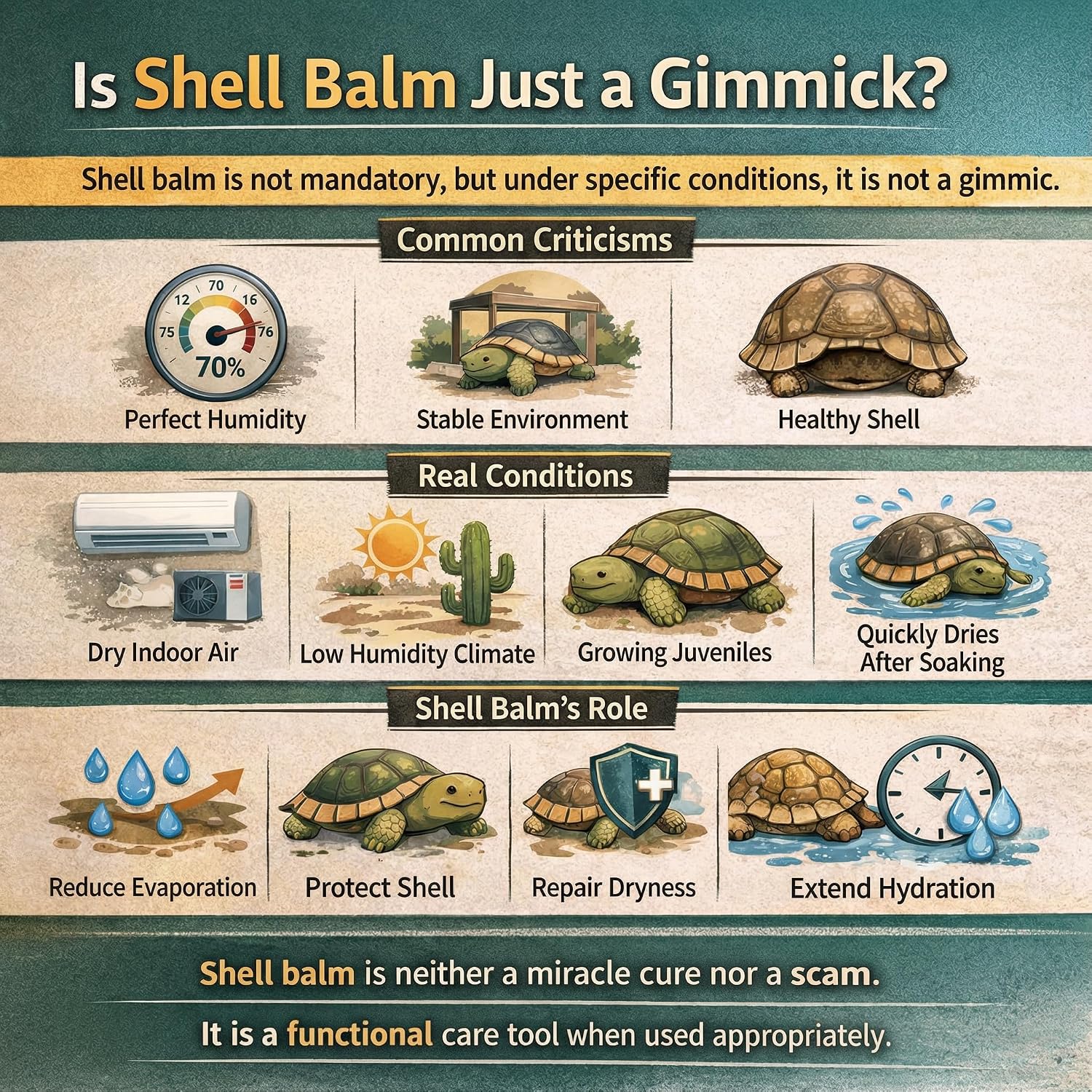 Reptile shell care application demonstration
