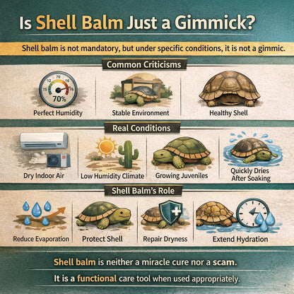 Reptile shell care application demonstration