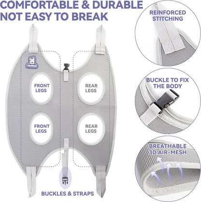 Loflaze dog and cat nail clipping hammock with included accessories