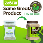 Zeofill granules applied on artificial grass surface