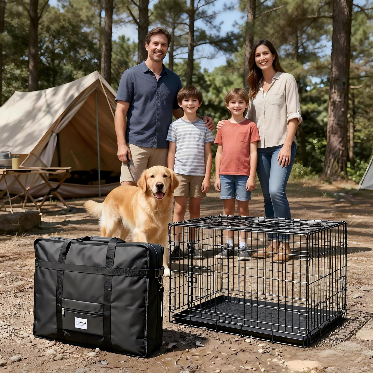 Shinvan high capacity pet supplies luggage supporting up to one hundred pounds.