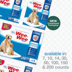 Four Paws Wee-Wee Superior Performance Unscented Pee Pads for Dogs & Puppies, Quilted Leak-Proof Dog Housebreaking Potty Training Floor Protection, 22" x 23", 100 Count - Image 9