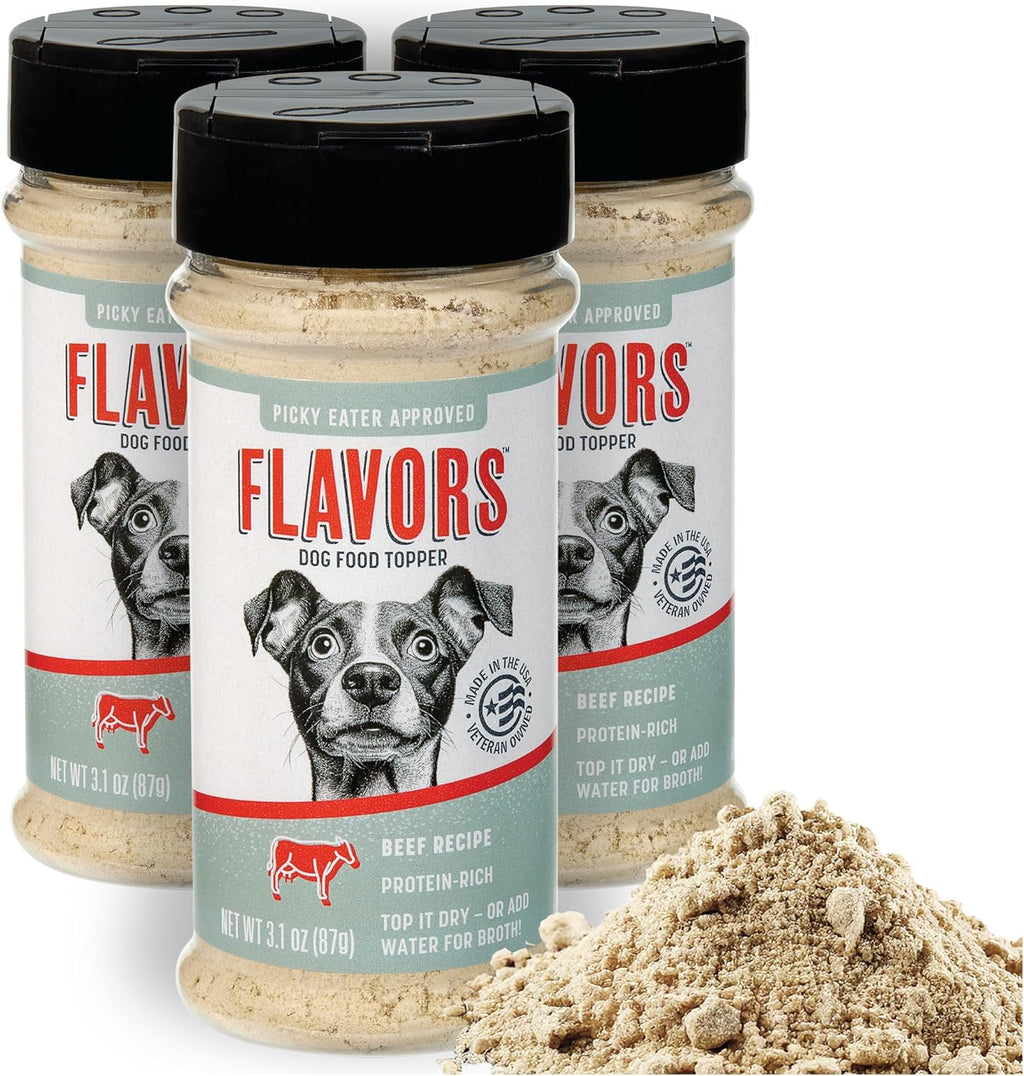 BEAUMONT BASICS Flavors Food Topper for Dogs - All 4 Recipes Gift Pack - Natural, Grain Free - Perfect Seasoning, Gravy, and Kibble Sprinkle for Picky Dog- 3.1oz Bottles - Image 15
