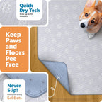 Close up of Improvia dog training pad texture and fabric
