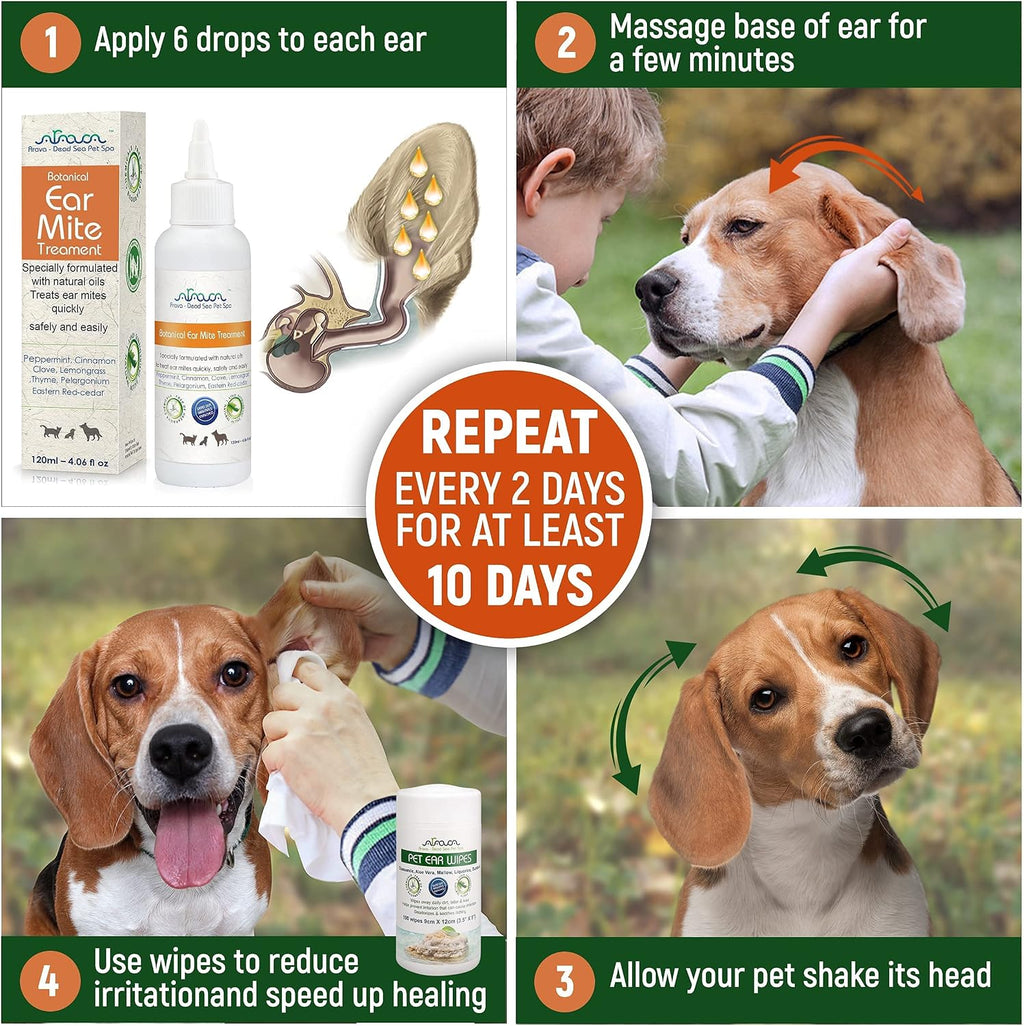 Arava Dead Sea Pet Spa natural ear treatment box