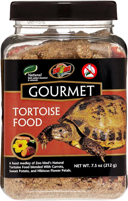 Zoo Med Laboratories grassland tortoise food packaging side view