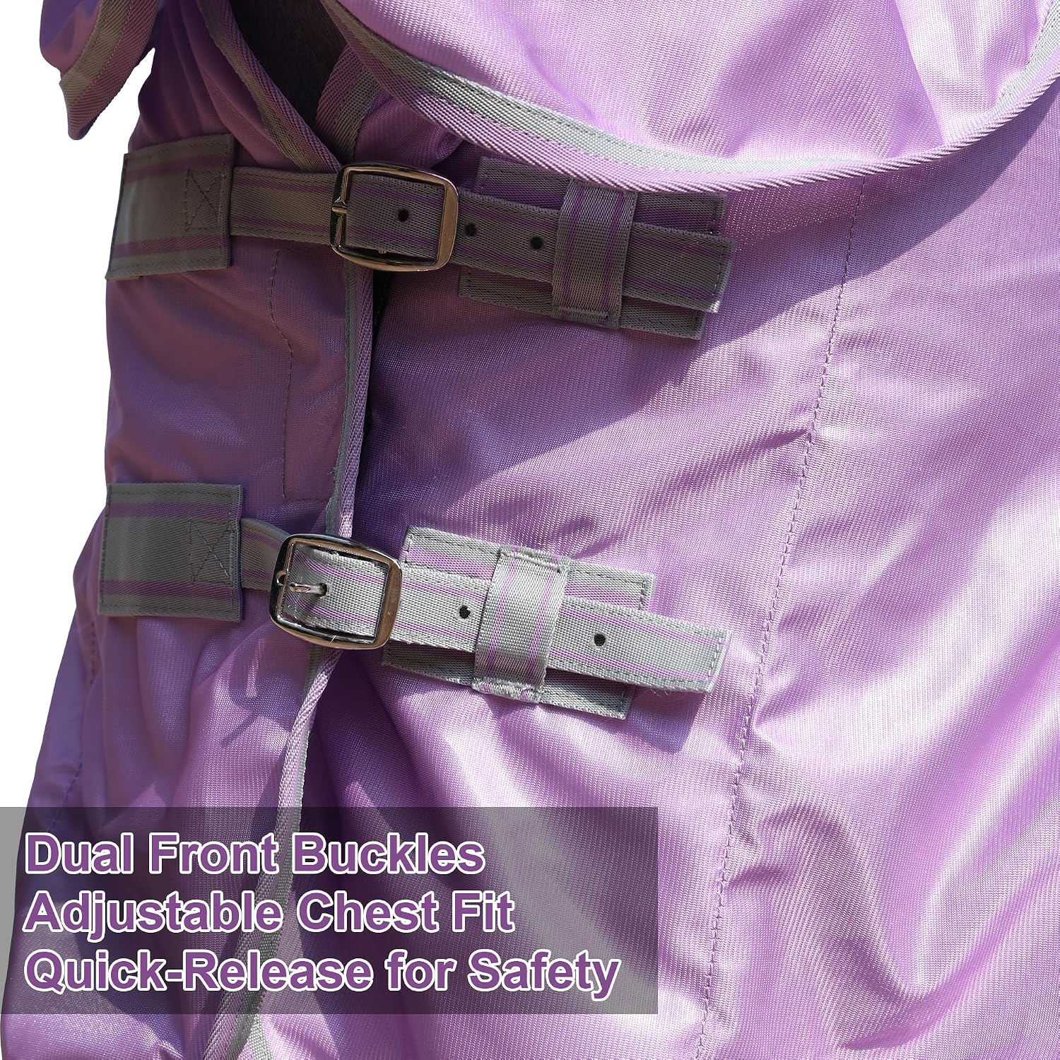 Full set of Leaforest horse fly sheet with detachable neck piece
