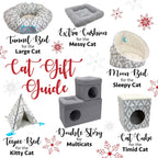 Kitty City indoor cat tunnel featuring hanging toys